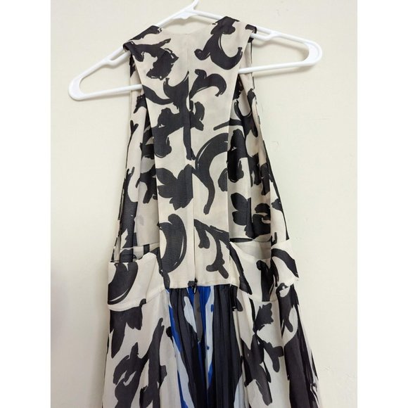 ZARA NWT LIMITED EDITION FLORAL MULTICOLOR PRINTED PLEATED DRESS S,M NWT - Picture 10 of 14